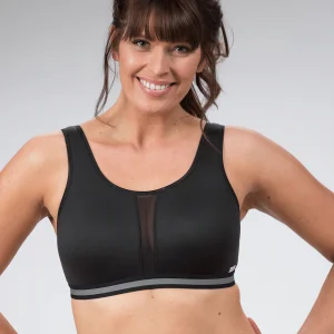 Trofé Carolina soutien-gorge de sport, noir