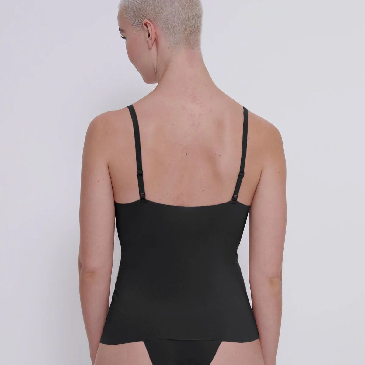 Sloggi Zero Feel 2.0 spaghetti top, noir – Image 5