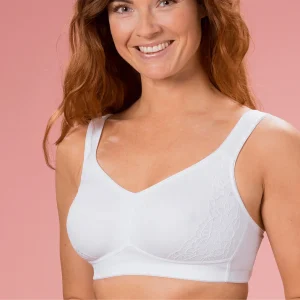 Trofé Louise soutien-gorge sans armature, blanc