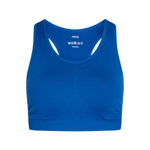 Zebdia Seamless soutien-gorge de sport, bleu
