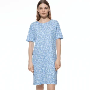 Mey Flower Meadow chemise de nuit, bleu clair
