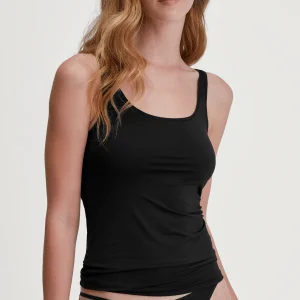 Calida Sleek Skin top, noir