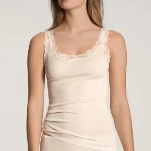 Calida Richesse Lace Tank top, crème