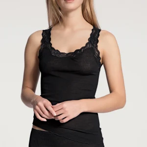 Calida Richesse Lace Tank top, noir