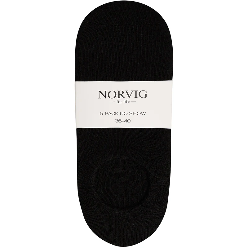 Norvig 5-Pack chaussettes, noir – Image 3