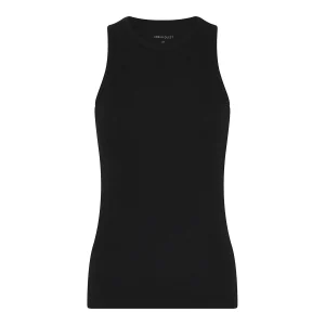 Urban Quest Bamboo Rib Tank top, noir