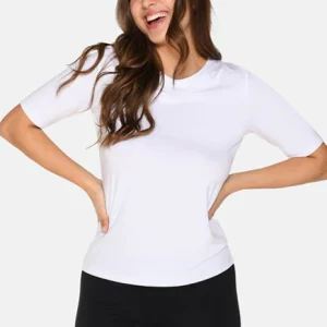 Urban Quest Bamboo Slim Fit t-shirt, blanc