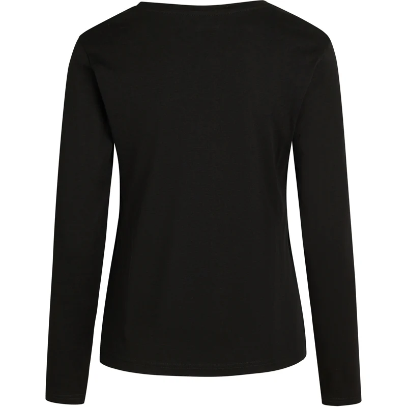 Norvig Ladies O-Neck t-shirt, noir – Image 3