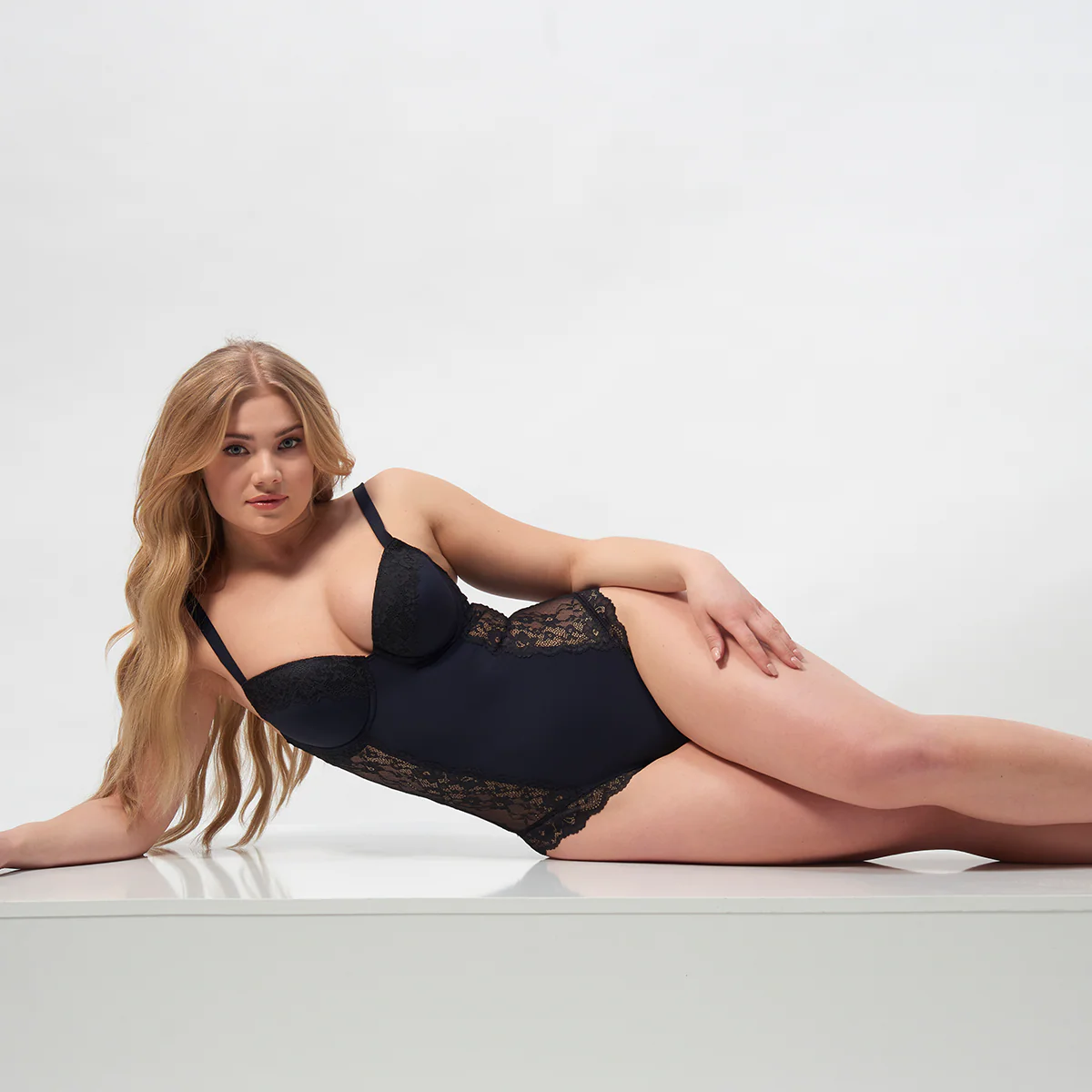 After Eden Mila bodysuit, noir