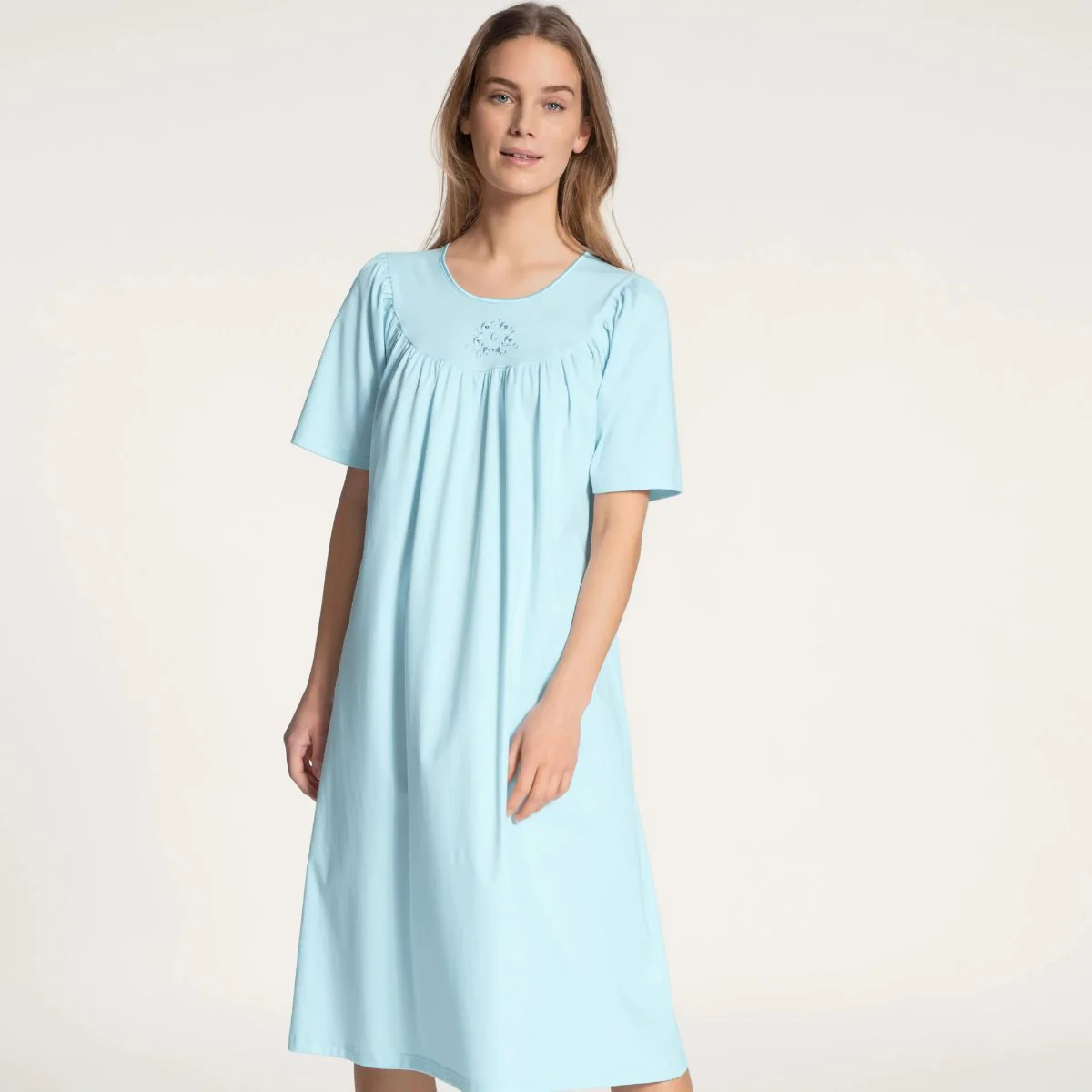Calida Soft Cotton chemise de nuit, bleu – Image 3