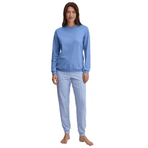 Calida Lovely Nights pyjama, bleu