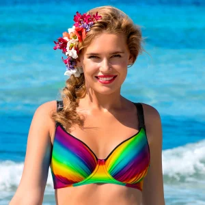 Wiki Full Cup haut de bikini, multicolore