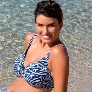 Wiki Milano bikini top avec armature, bleu