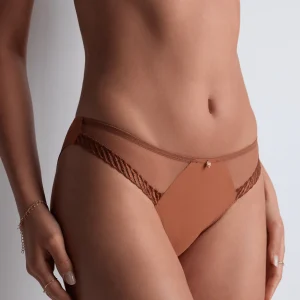 Aubade Sheer Emotion culotte tai, marron