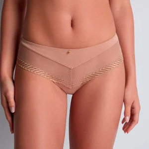 Aubade Sheer Emotion Cheeky culotte hipster, beige