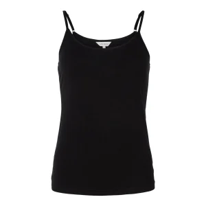 Lady Avenue Bamboo Basic top, noir