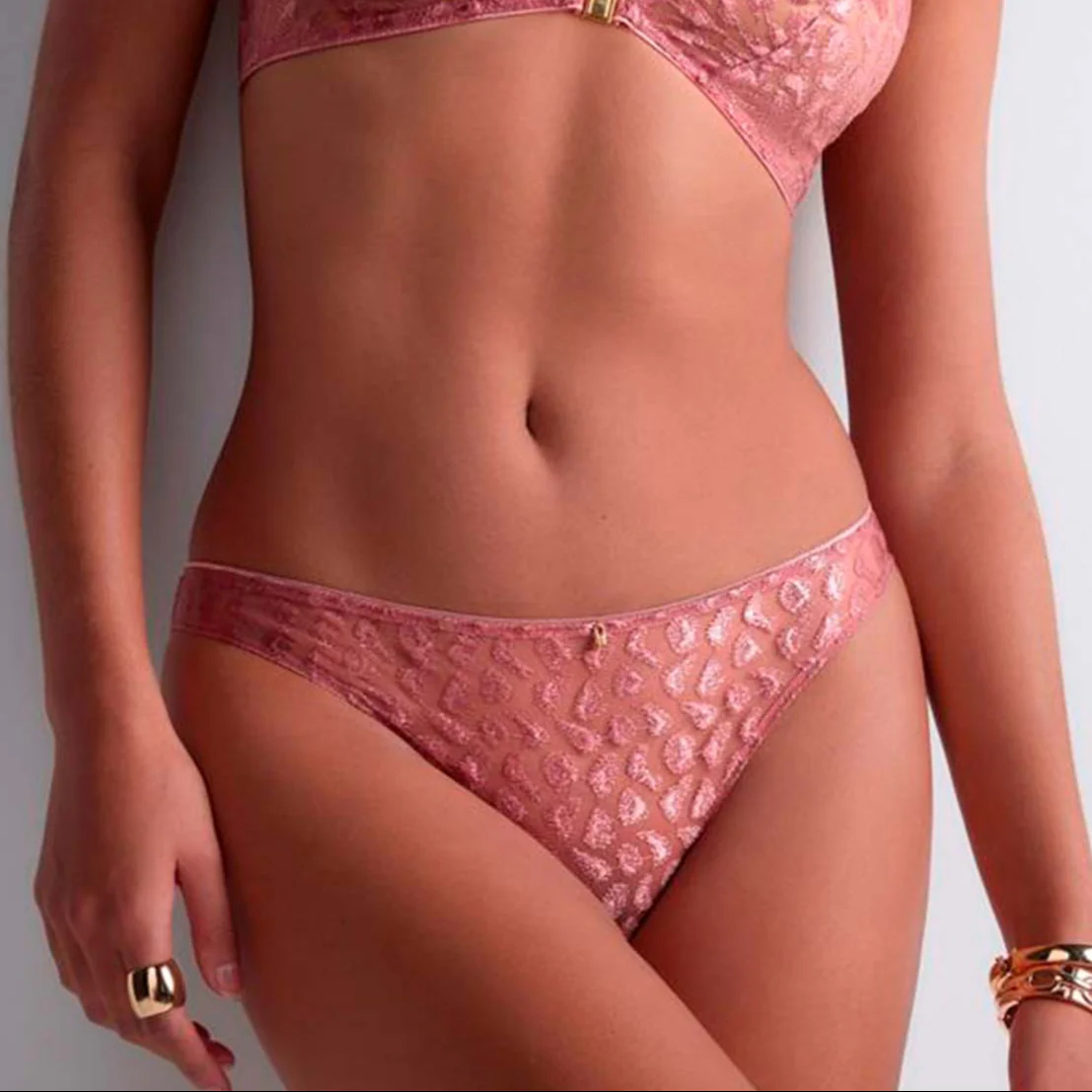 Aubade Crazy In Love Italian culotte tai, rose clair – Image 2