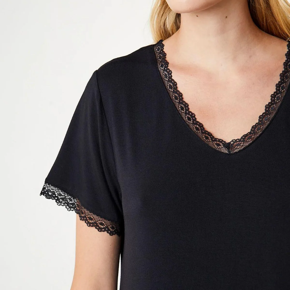 CCDK Jacqueline chemise de nuit, noir – Image 7