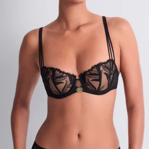 Aubade Sweet Euphoria soutien-gorge balconnet, noir