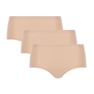 Chantelle SoftStretch 3-Pack culotte hipster, beige