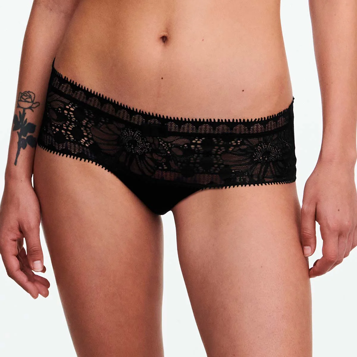 Chantelle Day to night culotte hipster, noir – Image 2