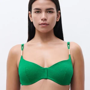 Chantelle Hera bikini top avec armature, vert
