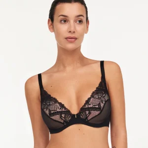 Chantelle Orangerie Dream T-shirt soutien-gorge, noir