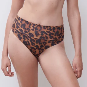 Chantelle Sauvage culotte de bikini maxi, léopard