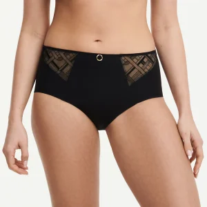 Chantelle Graphic culotte maxi, noir