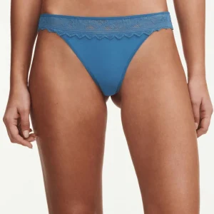Chantelle Easyfeel Floral Touch string, bleu