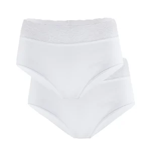 Calida Iconics 2-Pack culotte maxi, blanc