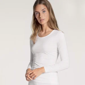 Calida Natural Comfort chemisier, blanc