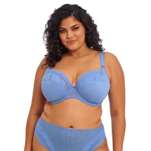Elomi Nerina soutien-gorge décolleté plongeant, bleu