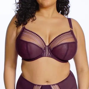 Elomi Matilda soutien-gorge décolleté plongeant, rouge