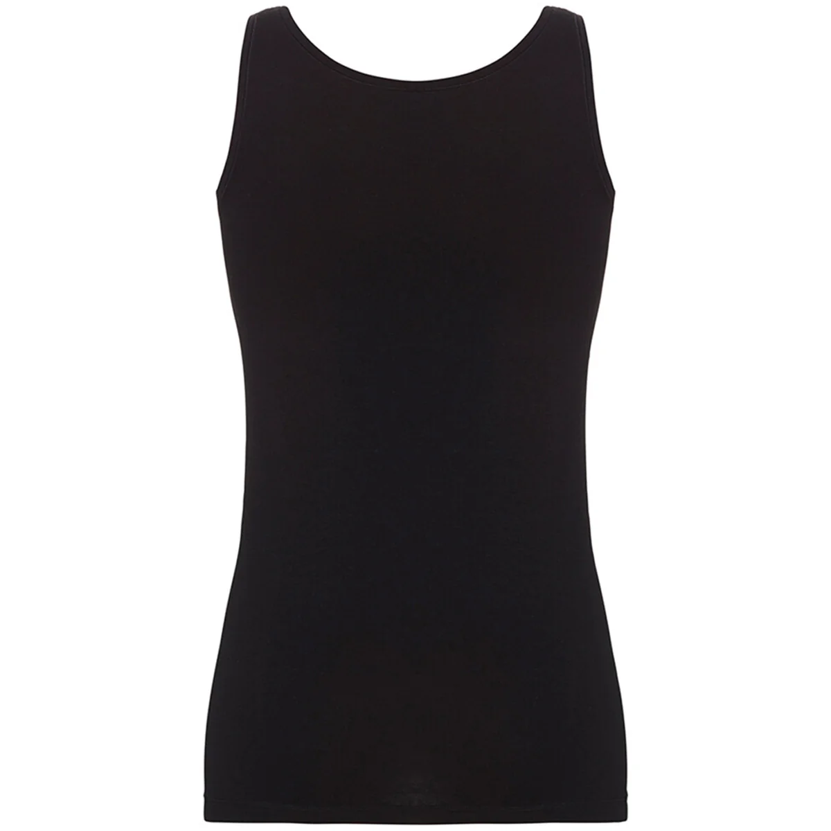 Femilet Basic Cotten Tank top, noir – Image 3