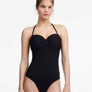 Femilet Bonaire Bandeau maillot de bain une pièce avec armature, noir