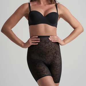 Bye Bra Lacy High Waist Shaping shorts, noir