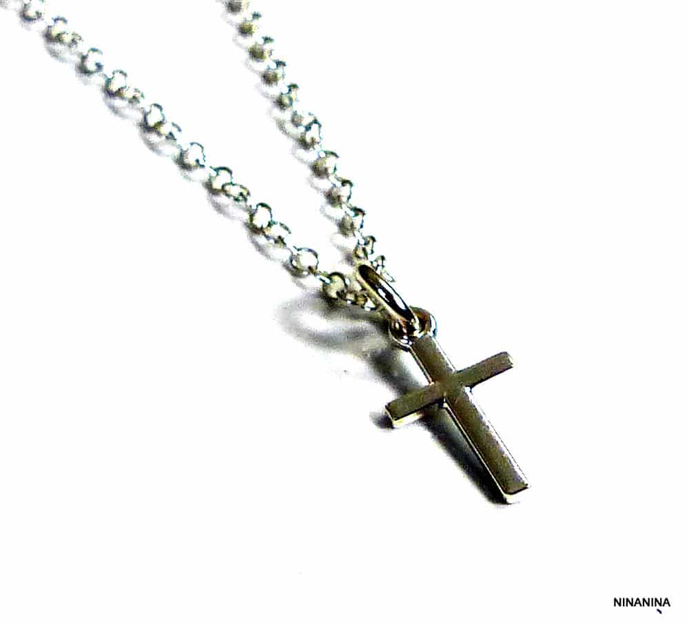 Collier Croix Argent Femme Pendentif 925 Fin – Image 7