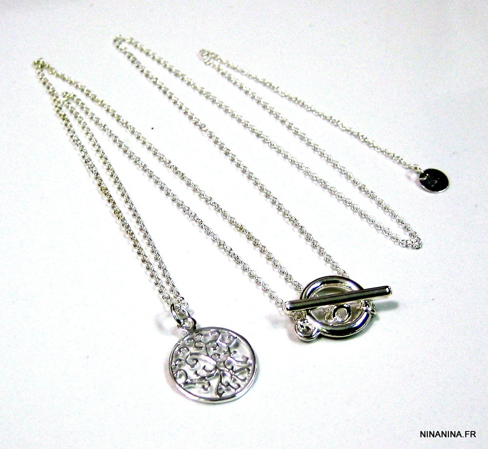 Collier chaine de dos plaquĆ© argent ā Image 7