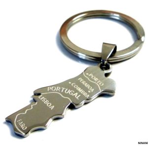 Porte clé portugal Acier inoxydable homme