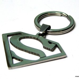 Porte clé homme pendentif SUPERMAN Acier