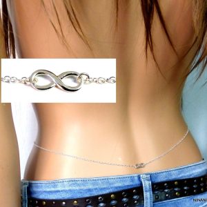 Chaine de taille Argent 925 massif infini