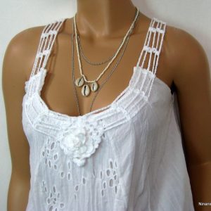 Collier cauri coquillage femme et acier inoxydable