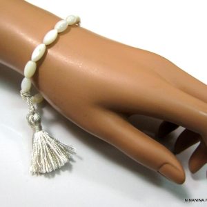 Bracelet Argent 925 massif Et Nacre