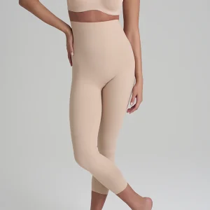 Bye Bra Sculpting High Waist Capri leggings, beige