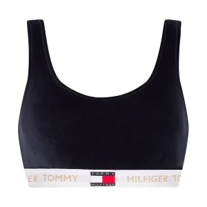 Tommy Hilfiger Lingeri Bralette Velour haut de bikini, bleu