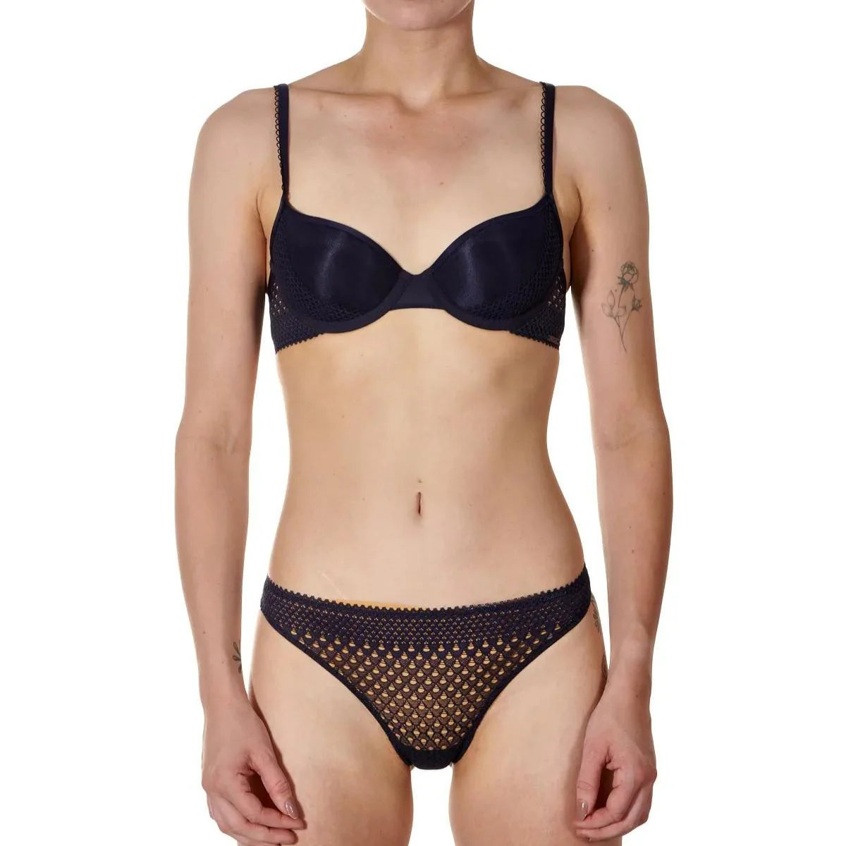 Calvin klein Lightly Lined Demi soutien-gorge, bleu – Image 3