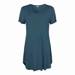 Lady Avenue Bamboo chemise de nuit, bleu
