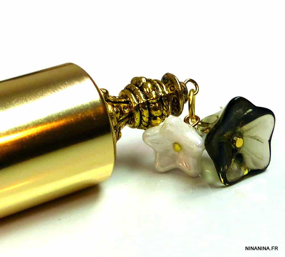 Atomiseur flacon de parfum rechargeable métal doré – Image 9