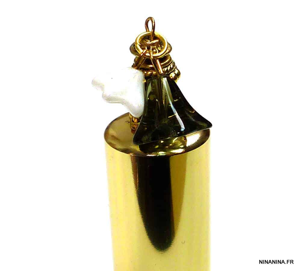 Atomiseur flacon de parfum rechargeable métal doré – Image 8